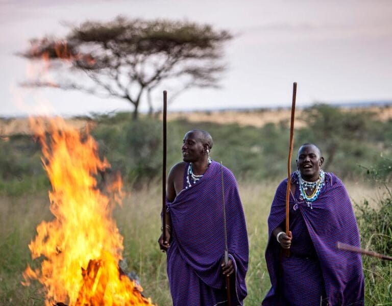Witness traditional ceremonies with the Maasai Mara tribespeople. 