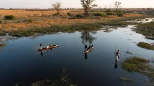 Glide through the Delta on a Mokoro.