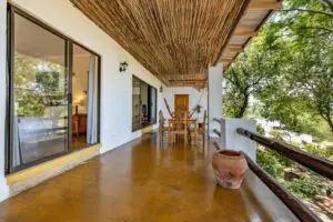 Unwind on your private patio.