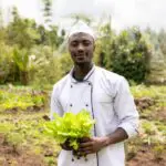 Enjoy locally-sourced produce.