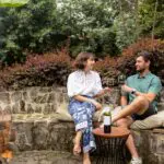 Catch up on the day's adventures around the firepit. 
