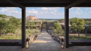 Every aspect of the homestead blends into the surrounding landscape.