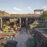 Wander through the private courtyards.