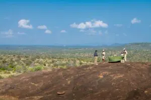Enjoy breakfast out in the bush.