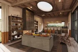 Settle in with a drink and discuss the day's sightings in the spacious living room.