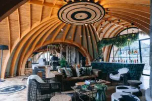 Relax with a book or cocktail in the main lounge.