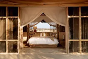 Wake to views of the surrounding wilderness.