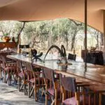Enjoy meals in the main mess tent.