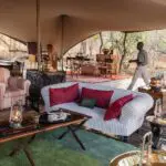 Unwind in the camp lounge between activities.