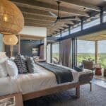 Wake up to views of the bush from your spacious suite.