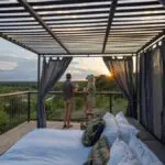 Sleep beneath the stars in the starbed.