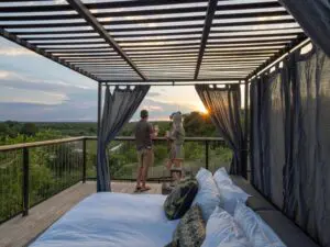 Sleep beneath the stars in the starbed.