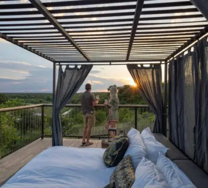 Sleep beneath the stars in the starbed.