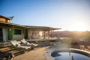 Catch a tan on your private sun lounger. 