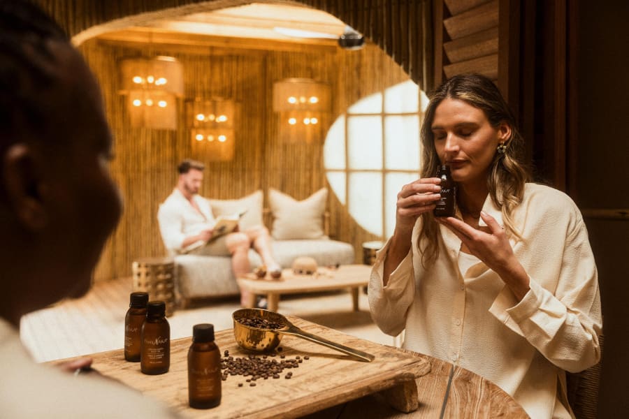 A couple visits the spa at Wilderness Mombo | Go2Africa