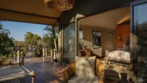 Enjoy spacious lodgings and private decks. 