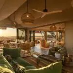 Unwind in your spacious private lounge.